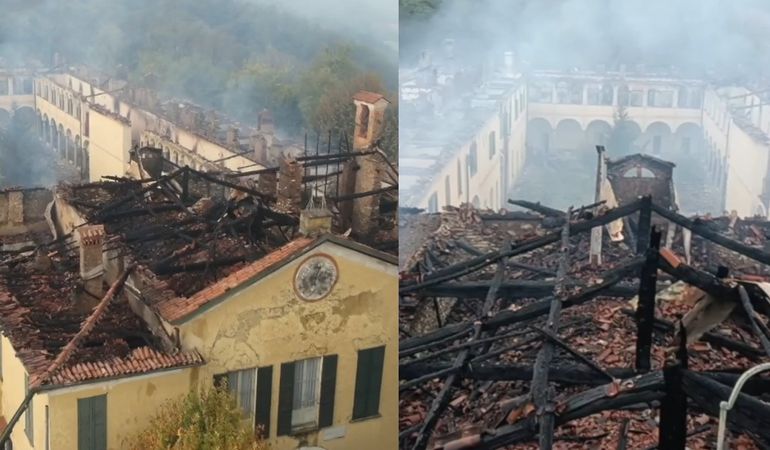 O celebră mănăstire a ars în totalitate! Era lăcașul de cult în care Carlo Acutis a primit prima împărtăşanie
